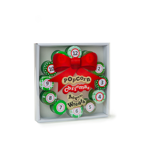 Popcorn Wreath Advent Calendar