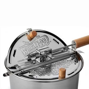 Popcorn Whirley Pop en acier inoxydable