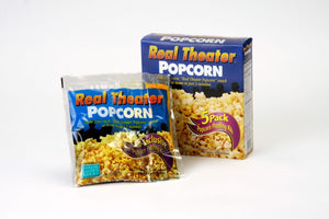 Real Theater Popcorn Popping Kit - 5 Pack