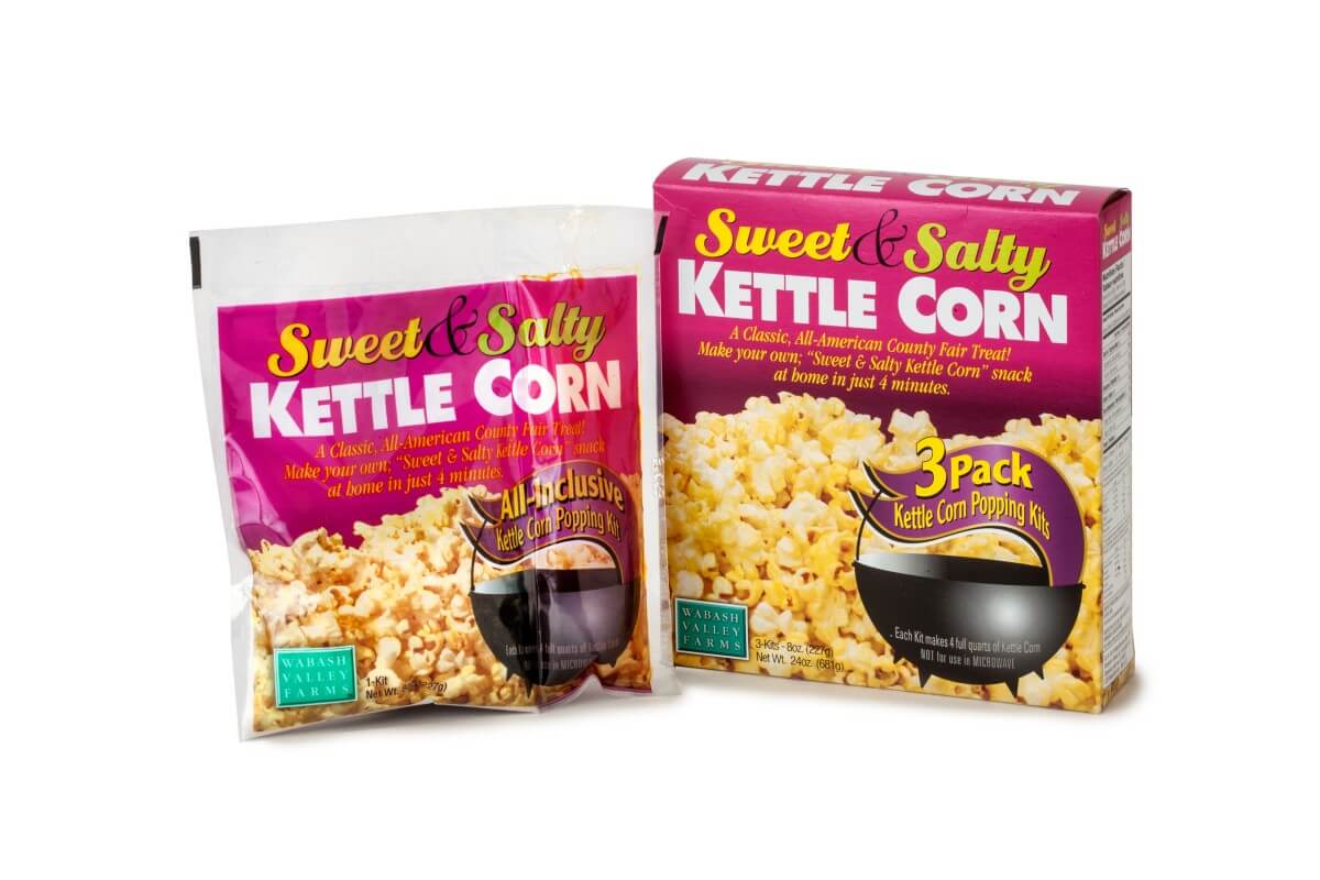 Sweet &amp; Salty Kettle Corn Popcorn Kit - 3 Pack