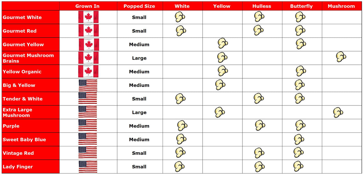 The Complete Guide to Types of Popcorn - CornPopper.ca