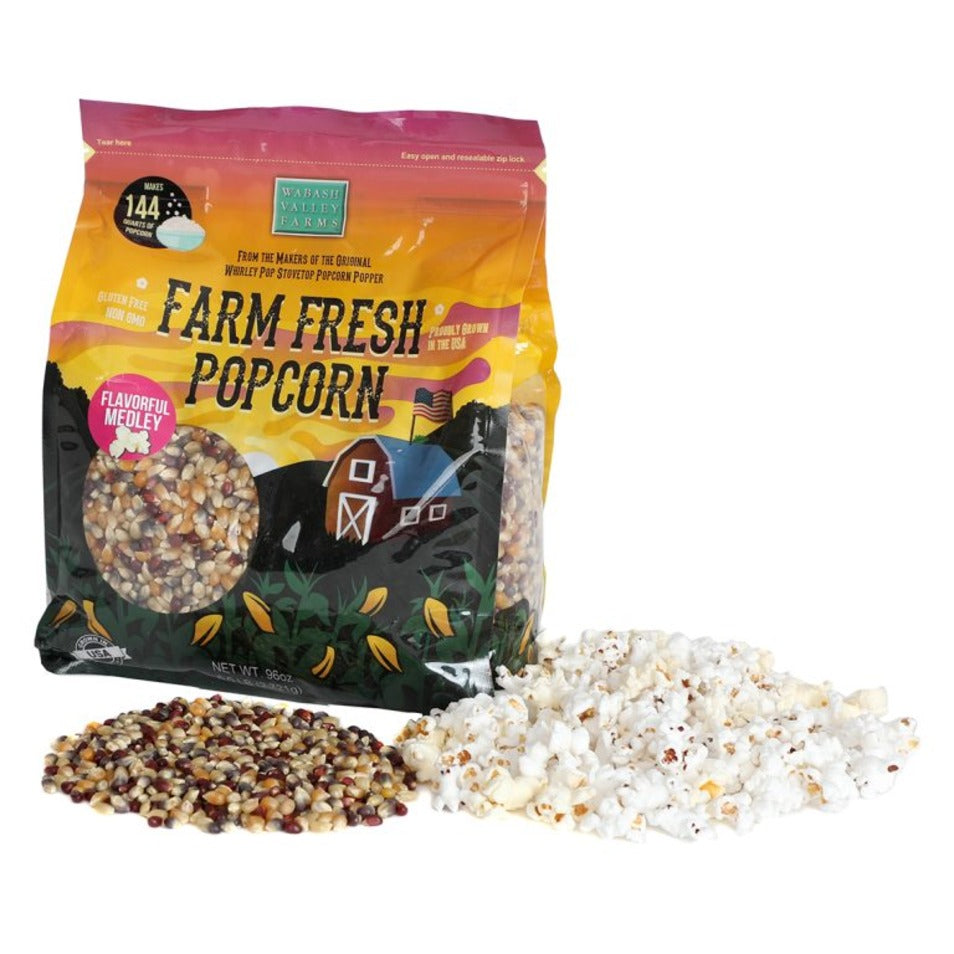 Flavorful Medley Popcorn Kernels - 6 lbs