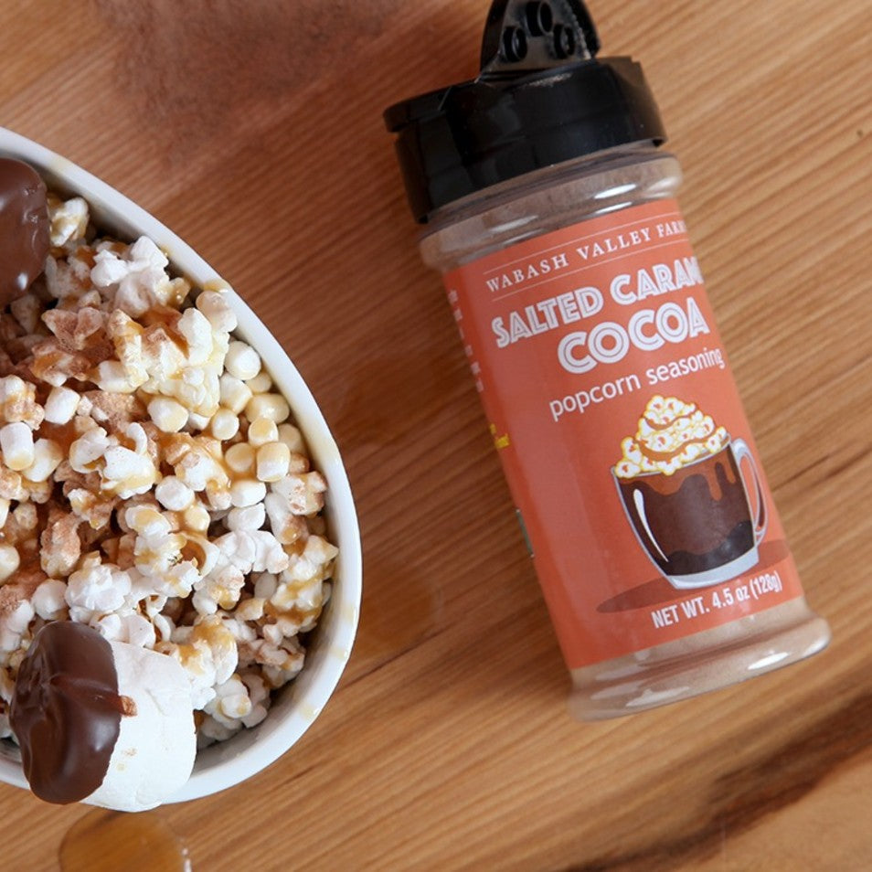 Salted Caramel Cocoa Popcorn Seasoning