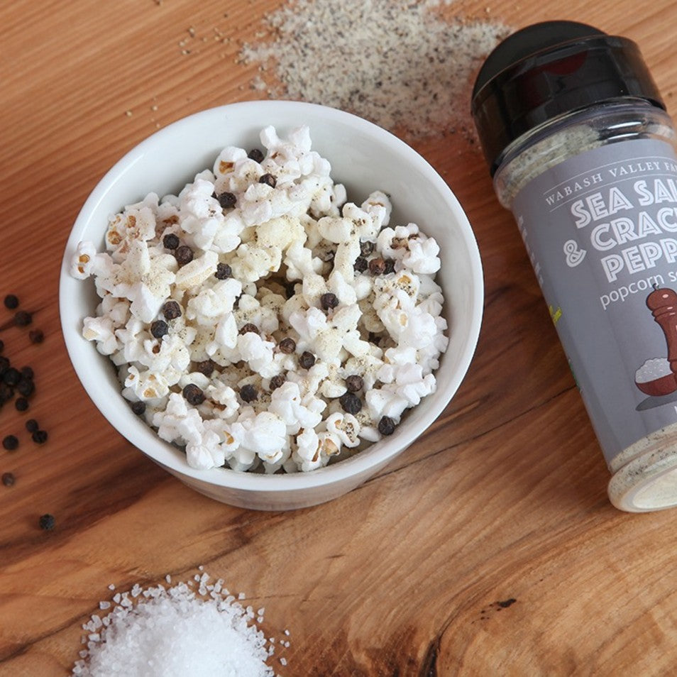 Sea Salt &amp; Cracked Pepper Popcorn Seasoning
