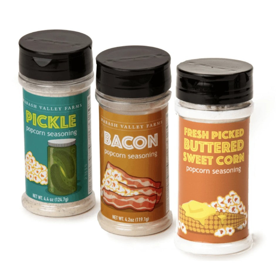 The Savory Popcorn Seasoning Trio