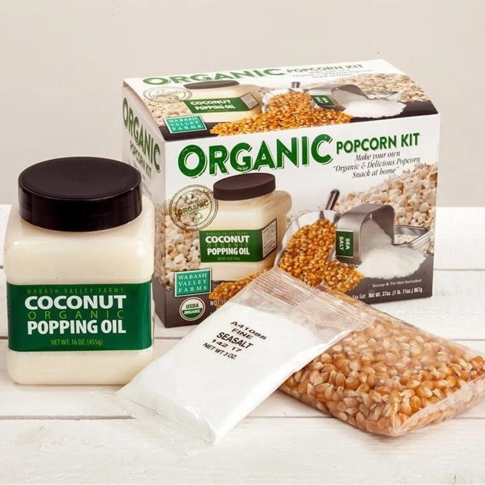 Organic Popcorn Starter Kit