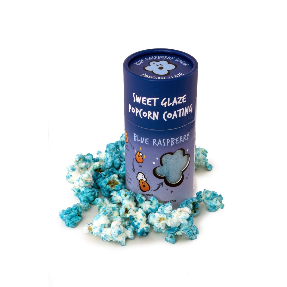 Blue Raspberry Popcorn Sugar Glaze