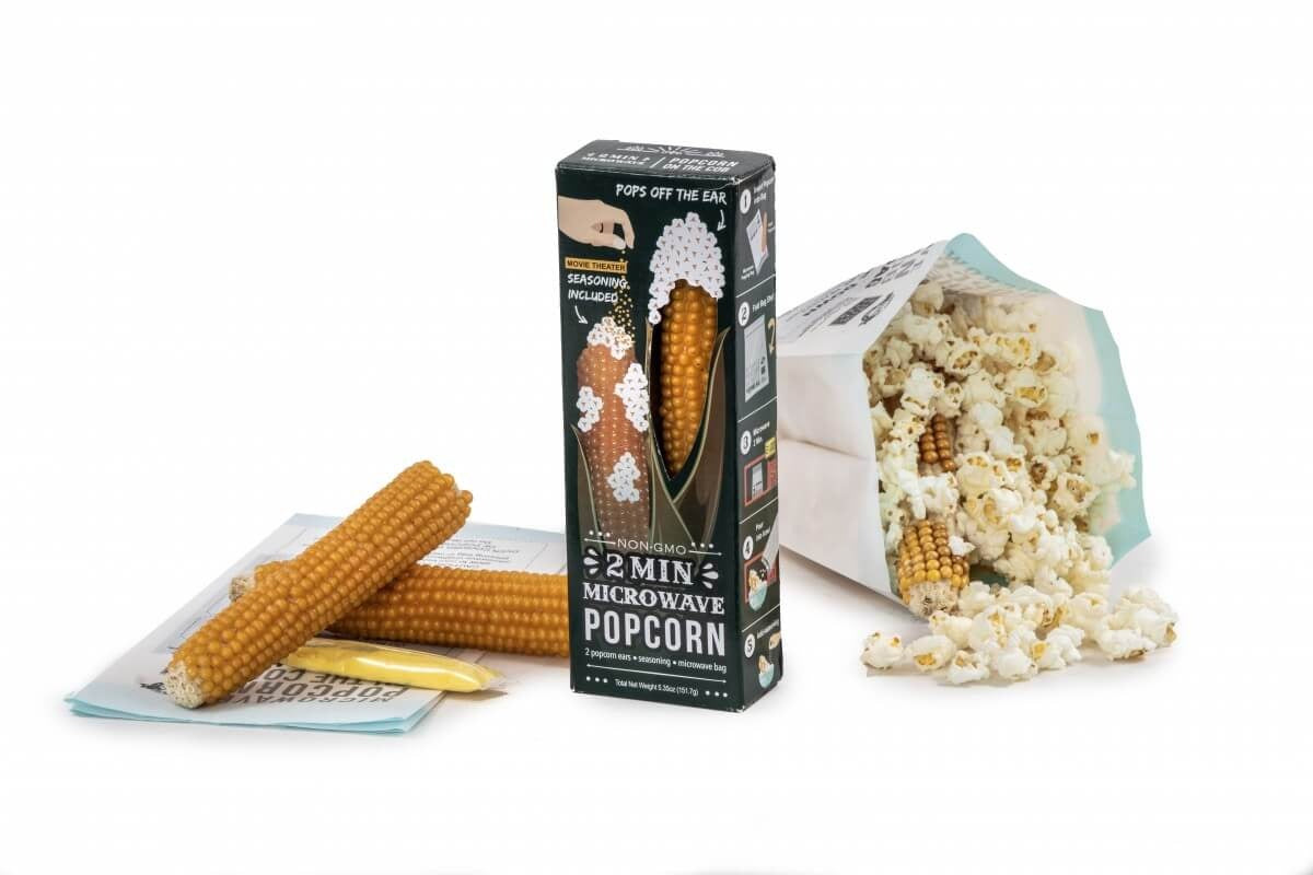 2 Minute Microwave Popcorn + Seasoning