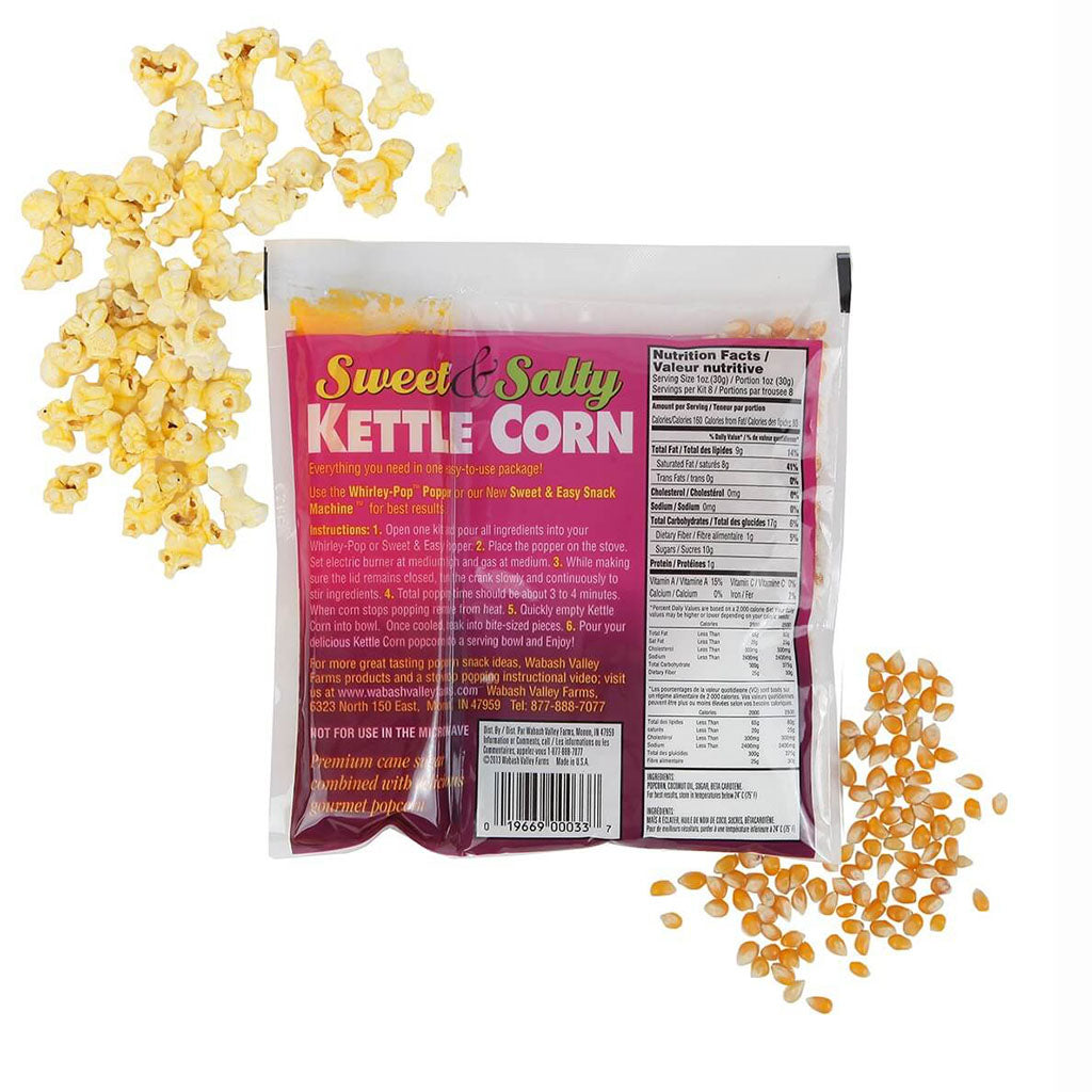 Sweet & Salty Kettle Corn Popcorn Kit