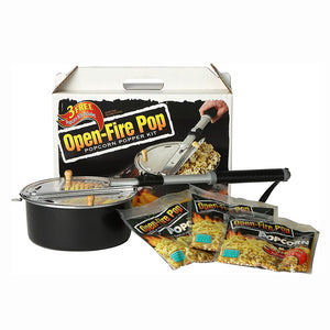Open-Fire Pop Outdoor Popcorn Popper