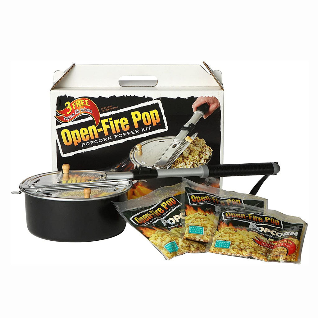 Open-Fire Pop Outdoor Popcorn Popper - CornPopper.ca