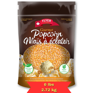 Flyer Foods 6lb Gourmet Brains popcorn kernels