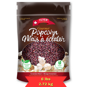Flyer Foods 6lb Gourmet Red popcorn kernels
